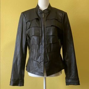 White House Black Market Leather Jacket